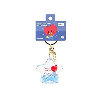 ELLY グリッターキーホルダー　白LOVE Amazon.co.jp: ソロモン商事 BT21 アクリルグリッター